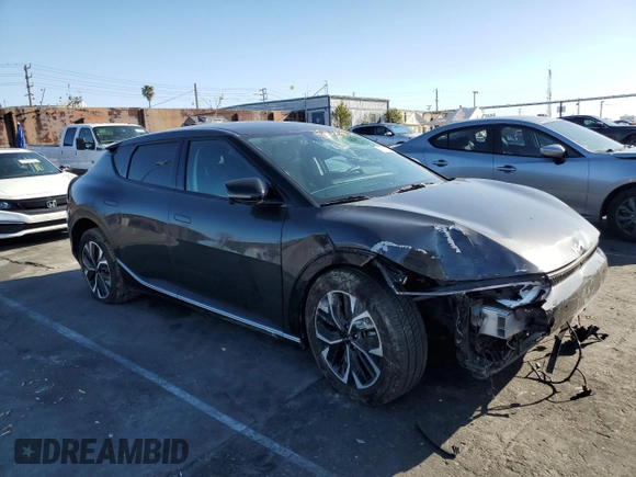 2022 Kia EV6 Wind with VIN KNDC3DLC6N5079654, listed as a Copart auction lot 49720515 with 42,676 mi miles and Salvage Title. Bid and sale history available at carsss.com. Image 4.