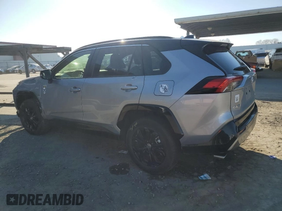 2024 Toyota RAV4 Hybrid XSE with VIN JTME6RFV2RD550947, listed as a Copart auction lot 89141345 with 6,454 mi miles and Clean Title. Bid and sale history available at carsss.com. Image 2.