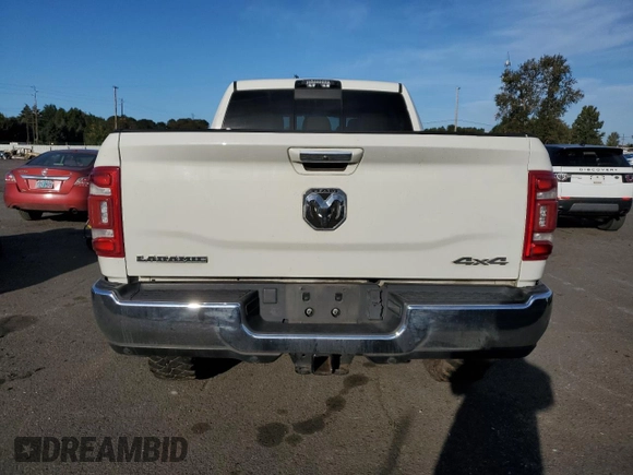 2022 Ram 3500 Laramie with VIN 3C63R3ML9NG400318, listed as a Copart auction lot 73986074 with 40,552 mi miles and Salvage Title. Bid and sale history available at carsss.com. Image 6.