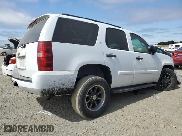 2007 Chevrolet Tahoe LS with VIN 1GNFC13C57J394040, listed as a Copart auction lot 59918355 with Not provided miles and Salvage title. Bid and sale history available at DreamBid. Image 3.