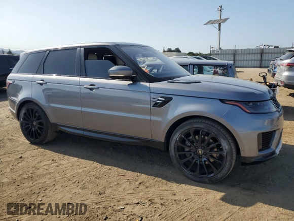 2020 Land Rover Range Rover Sport HSE with VIN SALWR2SUXLA747530, listed as a Copart auction lot 55449165 with 90,404 mi miles and Salvage title. Bid and sale history available at DreamBid. Image 4.