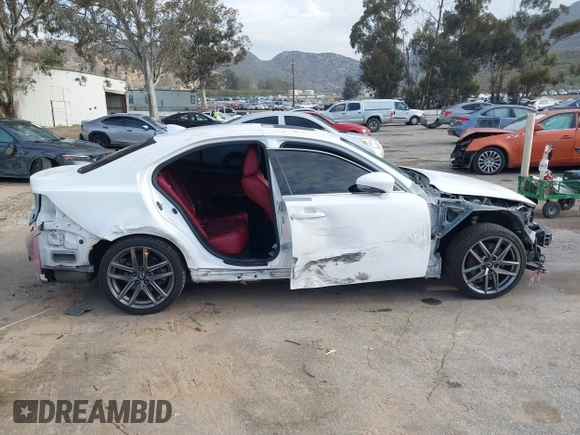 2019 Lexus IS with VIN JTHBA1D20K5085529, listed as a IAAI auction lot 41787672 with 105,633 mi miles. Bid and sale history available at carsss.com. Image 14.