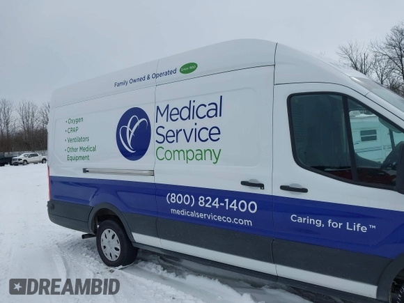 2021 Ford Transit Cargo with VIN 1FTBW3X80MKA98459, listed as a IAAI auction lot 41236413 with 86,778 mi miles. Bid and sale history available at carsss.com. Image 13.