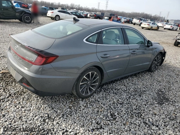 2023 Hyundai Sonata Limited with VIN KMHL34J22PA247662, listed as a Copart auction lot 43195015 with 32,937 mi miles and Salvage Title. Bid and sale history available at carsss.com. Image 3.