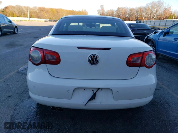 2007 Volkswagen Eos 3.2L with VIN WVWDB71F77V027135, listed as a Copart auction lot 81643084 with 93,318 mi miles and Salvage Title. Bid and sale history available at DreamBid. Image 6.