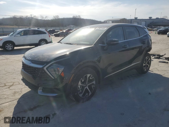 2025 Kia Sportage EX with VIN 5XYK33DF4SG283127, listed as a Copart auction lot 47831405 with 2,253 mi miles and Salvage Title. Bid and sale history available at carsss.com. Image 1.