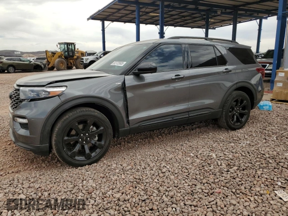 2023 Ford Explorer ST-Line with VIN 1FMSK7KHXPGA98224, listed as a Copart auction lot 52722685 with 32,773 mi miles and Salvage Title. Bid and sale history available at carsss.com. Image 1.
