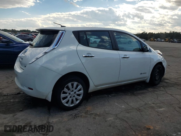 2015 Nissan LEAF SV with VIN 1N4AZ0CP9FC326217, listed as a Copart auction lot 73225843 with 49,163 mi miles and . Bid and sale history available at DreamBid. Image 3.