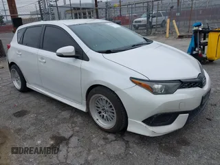 2016 Scion iM with VIN JTNKARJE3GJ507110, listed as a IAAI auction lot 41885833 with 247,020 mi miles. Bid and sale history available at carsss.com. Image 1.