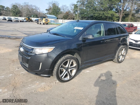 2014 Ford Edge Sport with VIN 2FMDK3AK1EBA44782, listed as a Copart auction lot 45053725 with 234,135 mi miles and Salvage Title. Bid and sale history available at carsss.com. Image 1.