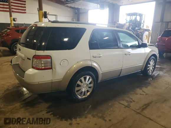 2008 Ford Taurus X Eddie Bauer with VIN 1FMDK07W28GA38429, listed as a Copart auction lot 52306605 with 135,660 mi miles and Salvage title. Bid and sale history available at DreamBid. Image 3.