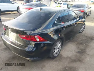 2014 Lexus IS 250 with VIN JTHBF1D23E5037805, listed as a IAAI auction lot 41481565 with 153,901 mi miles and . Bid and sale history available at DreamBid. Image 4.
