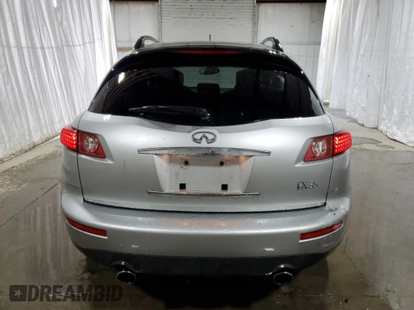 2005 Infiniti FX z VIN JNRAS08W75X215851, wystawiony jako Copart lot #49557125 z przebiegiem 170 013 mil mil oraz Czysty tytuł • Clean title. Historia ofert i sprzedaży dostępna na DreamBid. Obrazek 6.