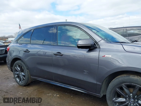 2020 Acura MDX w/Technology/A-Spec Pkg with VIN 5J8YD4H07LL034136, listed as a IAAI auction lot 41933687 with 34,520 mi miles. Bid and sale history available at carsss.com. Image 13.