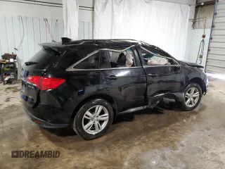 2013 Acura RDX with VIN 5J8TB4H33DL006166, listed as a Copart auction lot 49956645 with 0 mi miles and Salvage Title. Bid and sale history available at carsss.com. Image 3.