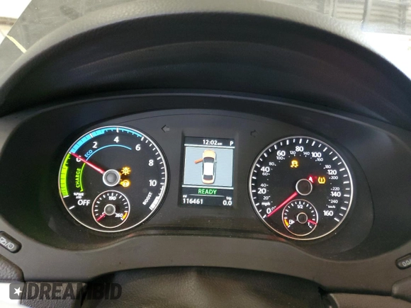 2014 Volkswagen Jetta Hybrid SE z VIN 3VW637AJ2EM288509, wystawiony jako Copart lot #61716065 z przebiegiem 116 461 mil mil oraz Czysty tytuł • Clean title. Historia ofert i sprzedaży dostępna na DreamBid. Obrazek 9.