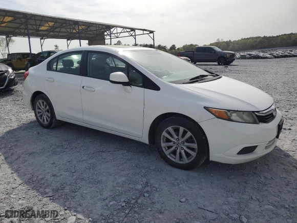 2012 Honda Civic Sdn EX-L with VIN 19XFB2F9XCE316796, listed as a Copart auction lot 51247045 with 167,829 mi miles and Salvage Title. Bid and sale history available at carsss.com. Image 4.