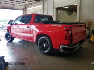 2021 Chevrolet Silverado 1500 LT z VIN 1GCPYJEK6MZ442645, wystawiony jako Copart lot #54268945 z przebiegiem Nie podano mil oraz Szkoda całkowita • Salvage title. Historia ofert i sprzedaży dostępna na DreamBid. Obrazek 2.