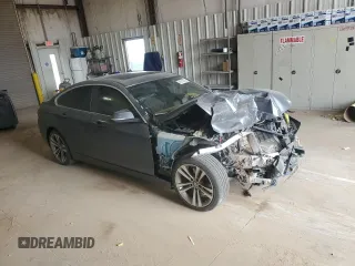 2019 BMW 4 Series 430i with VIN WBA4J1C51KBM12489, listed as a Copart auction lot 49719725 with 0 mi miles and Salvage Title. Bid and sale history available at carsss.com. Image 4.