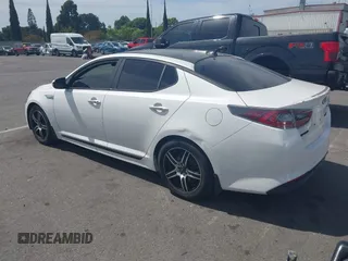 2016 Kia Optima EX z VIN KNAGN4ADXG5098506, wystawiony jako IAAI lot #42213999 z przebiegiem 126 220 mil mil oraz . Historia ofert i sprzedaży dostępna na DreamBid. Obrazek 3.