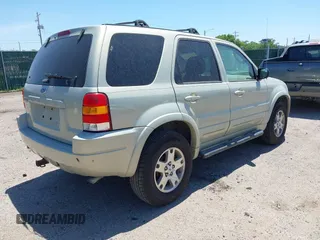 2004 Ford Escape Limited with VIN 1FMCU04174KA97935, listed as a IAAI auction lot 42314791 with 143,900 mi miles and . Bid and sale history available at DreamBid. Image 4.