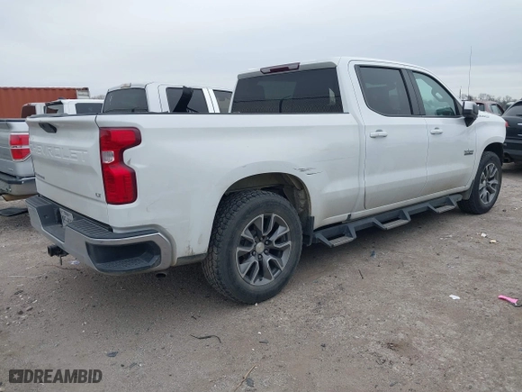 2019 Chevrolet Silverado 1500 LT with VIN 1GCPWCED8KZ216803, listed as a IAAI auction lot 41635101 with 180,558 mi miles. Bid and sale history available at carsss.com. Image 4.