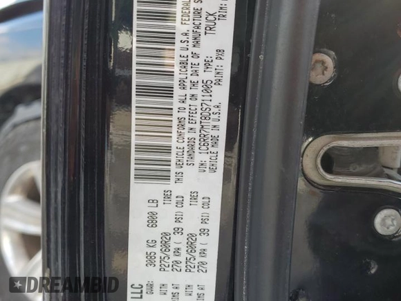 2013 Ram 1500 Sport z VIN 1C6RR7MT8DS711005, wystawiony jako Copart lot #42348925 z przebiegiem 184 156 mil mil oraz Szkoda całkowita • Salvage title. Historia ofert i sprzedaży dostępna na DreamBid. Obrazek 12.