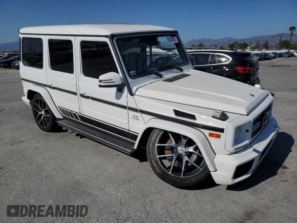 2017 Mercedes-Benz G with VIN WDCYC7FF7HX263002, listed as a Copart auction lot 50230625 with 46,704 mi miles and Salvage Title. Bid and sale history available at DreamBid. Image 4.