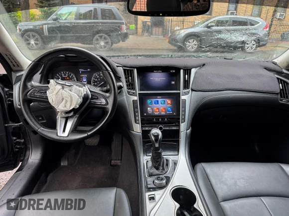 2020 Infiniti Q50 with VIN JN1EV7AR9LM252987, listed as a IAAI auction lot 42172320 with 55,119 mi miles and . Bid and sale history available at DreamBid. Image 11.