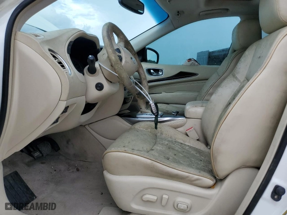 2013 Infiniti JX35 with VIN 5N1AL0MN6DC312843, listed as a Copart auction lot 74444774 with 224,979 mi miles and Salvage Title. Bid and sale history available at carsss.com. Image 7.
