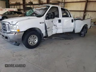 2002 Ford F-250 XL with VIN 1FTNW20F42EA99285, listed as a Copart auction lot 62635614 with Not Provided miles and Salvage Title. Bid and sale history available at DreamBid. Image 1.