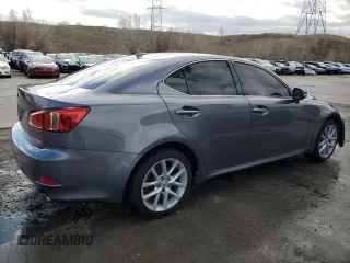 2012 Lexus IS 250 with VIN JTHCF5C29C5056580, listed as a Copart auction lot 47550255 with 116,140 mi miles and Salvage Title. Bid and sale history available at DreamBid. Image 3.