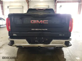 2019 GMC Sierra 1500 SLT with VIN 1GTU9DEL7KZ115033, listed as a Copart auction lot 70777593 with 27,520 mi miles and Salvage Title. Bid and sale history available at carsss.com. Image 6.