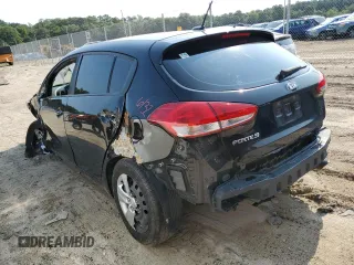 2017 Kia Forte LX with VIN KNAFK5A85H5684822, listed as a Copart auction lot 65673304 with 91,840 mi miles and Salvage Title. Bid and sale history available at DreamBid. Image 2.