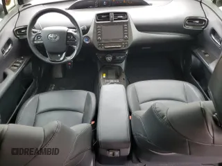2021 Toyota Prius L Eco with VIN JTDKAMFU4M3129824, listed as a Copart auction lot 57788635 with 38,556 mi miles and Salvage title. Bid and sale history available at DreamBid. Image 8.
