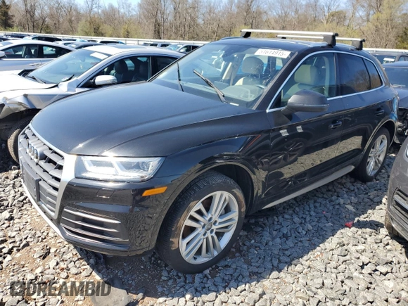 2018 Audi Q5 Premium Plus with VIN WA1BNAFY5J2008544, listed as a Copart auction lot 51614915 with 129,664 mi miles and Clean Title. Bid and sale history available at carsss.com. Image 1.