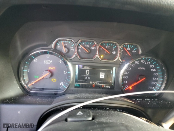 2020 Chevrolet Tahoe LT with VIN 1GNSKBKC9LR109232, listed as a Copart auction lot 89406075 with 89,706 mi miles and Salvage Title. Bid and sale history available at carsss.com. Image 9.