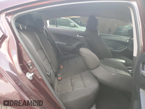 2017 Kia Forte LX with VIN 3KPFK4A70HE081673, listed as a Copart auction lot 88950605 with 0 mi miles and Salvage Title. Bid and sale history available at carsss.com. Image 10.