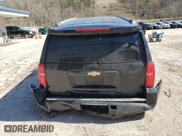 2016 Chevrolet Suburban LTZ with VIN 1GNSKJKC8GR288248, listed as a Copart auction lot 49690715 with Not Provided miles and Salvage Title. Bid and sale history available at DreamBid. Image 6.