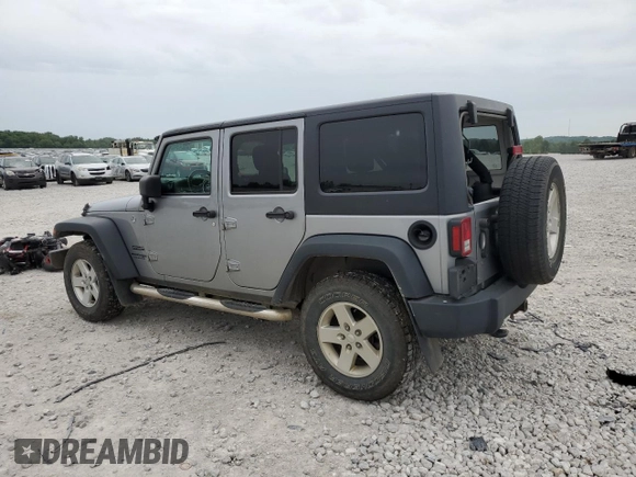 2018 Jeep Wrangler JK Unlimited Sport S with VIN 1C4HJWDG0JL918454, listed as a Copart auction lot 59249404 with 168,911 mi miles and Salvage Title. Bid and sale history available at carsss.com. Image 2.