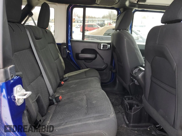 2020 Jeep Wrangler Unlimited Sport Altitude with VIN 1C4HJXDN8LW329075, listed as a Copart auction lot 49470025 with 78,380 mi miles and Salvage title. Bid and sale history available at DreamBid. Image 10.