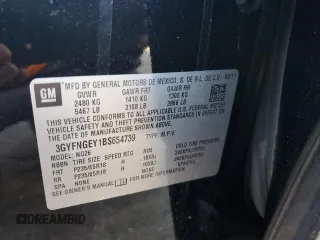 2011 Cadillac SRX z VIN 3GYFNGEY1BS654739, wystawiony jako Copart lot #46115175 z przebiegiem 41 558 mil mil oraz Nie do naprawy • Non repairable. Historia ofert i sprzedaży dostępna na DreamBid. Obrazek 13.