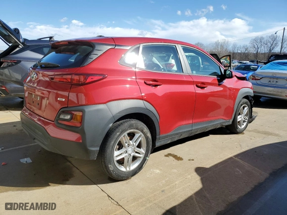 2020 Hyundai Kona SE with VIN KM8K1CAA0LU493654, listed as a Copart auction lot 43181385 with 23,242 mi miles and Salvage Title. Bid and sale history available at carsss.com. Image 3.