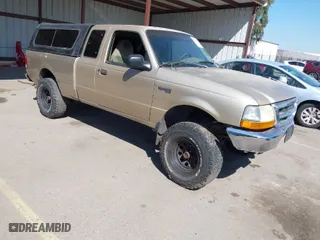 1999 Ford Ranger XL with VIN 1FTYR14X9XTA59675, listed as a IAAI auction lot 41861165 with 208,928 mi miles. Bid and sale history available at carsss.com. Image 1.