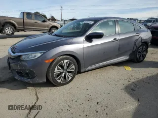 2017 Honda Civic Sedan EX-T with VIN 19XFC1E39HE025783, listed as a Copart auction lot 88150445 with 73,523 mi miles and Salvage Title. Bid and sale history available at carsss.com. Image 1.