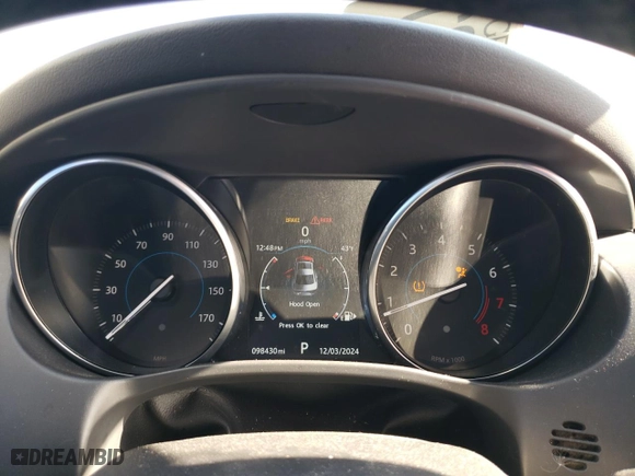 2017 Jaguar XE 25t Premium with VIN SAJAD4BG4HA978888, listed as a Copart auction lot 83020074 with 98,430 mi miles and Salvage Title. Bid and sale history available at carsss.com. Image 9.