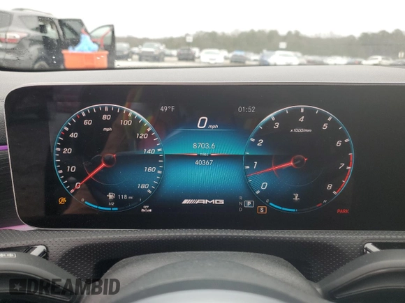 2020 Mercedes-Benz CLA with VIN W1K5J5BB2LN088206, listed as a Copart auction lot 42977515 with 40,367 mi miles and Clean Title. Bid and sale history available at carsss.com. Image 9.