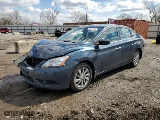 2013 Nissan Sentra SV with VIN 3N1AB7APXDL669682, listed as a Copart auction lot 49552735 with 167,009 mi miles and Salvage Title. Bid and sale history available at carsss.com. Image 1.