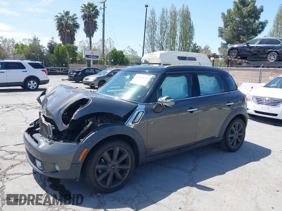 2012 MINI Countryman S with VIN WMWZC3C53CWL83664, listed as a IAAI auction lot 42062673 with 102,615 mi miles and . Bid and sale history available at DreamBid. Image 6.