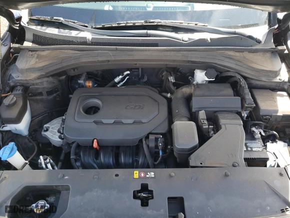 2019 Hyundai Santa Fe SE with VIN 5NMS23AD2KH019027, listed as a Copart auction lot 86604454 with 54,218 mi miles and Salvage Title. Bid and sale history available at carsss.com. Image 12.